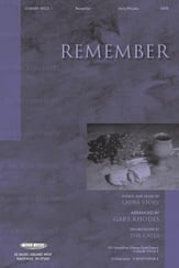 Remember SATB choral sheet music cover